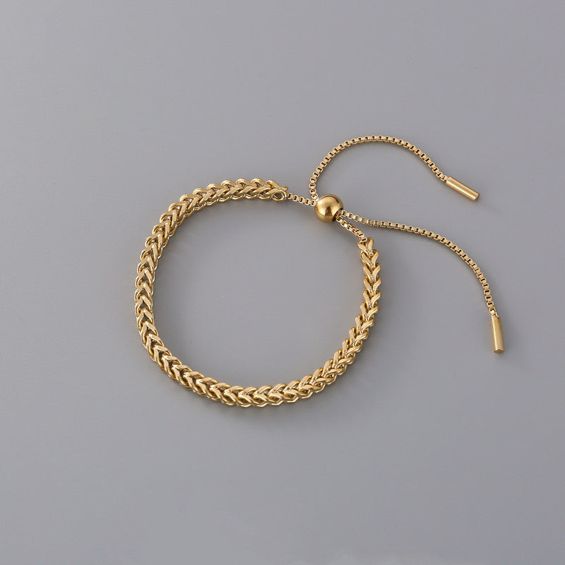 Braided Titanium Steel Bracelet