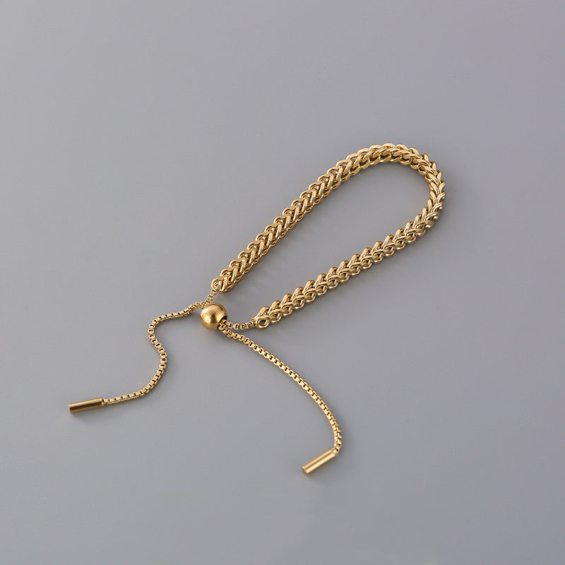 Braided Titanium Steel Bracelet