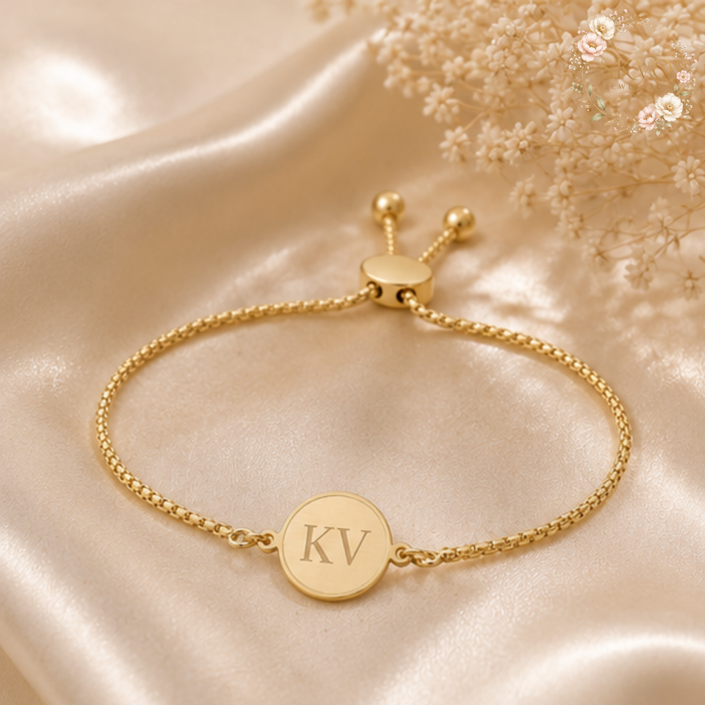 Personalized Initials Charm Bracelet — Custom Initials Locket Bracelet