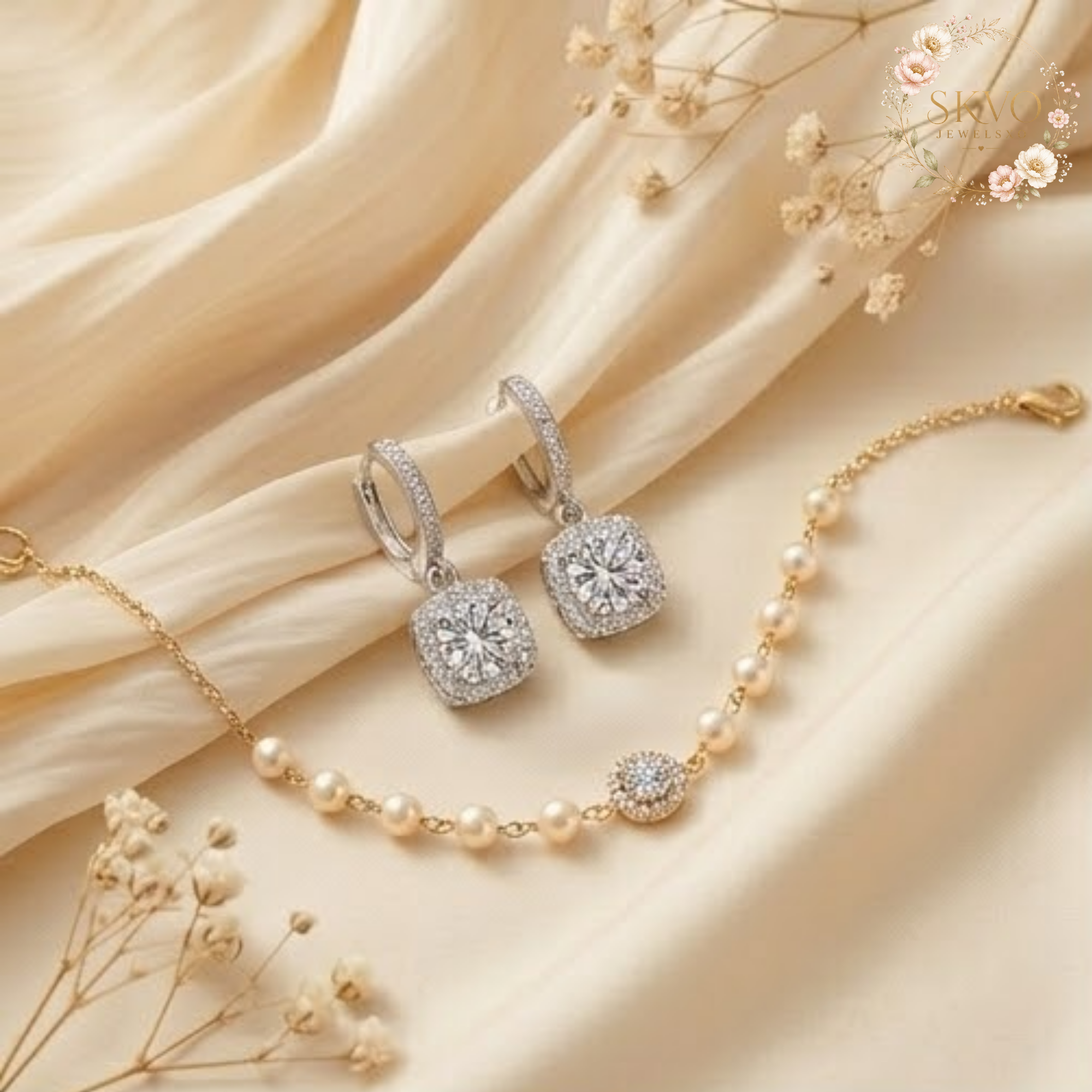 925 Sterling Silver Moissanite Stud Earrings