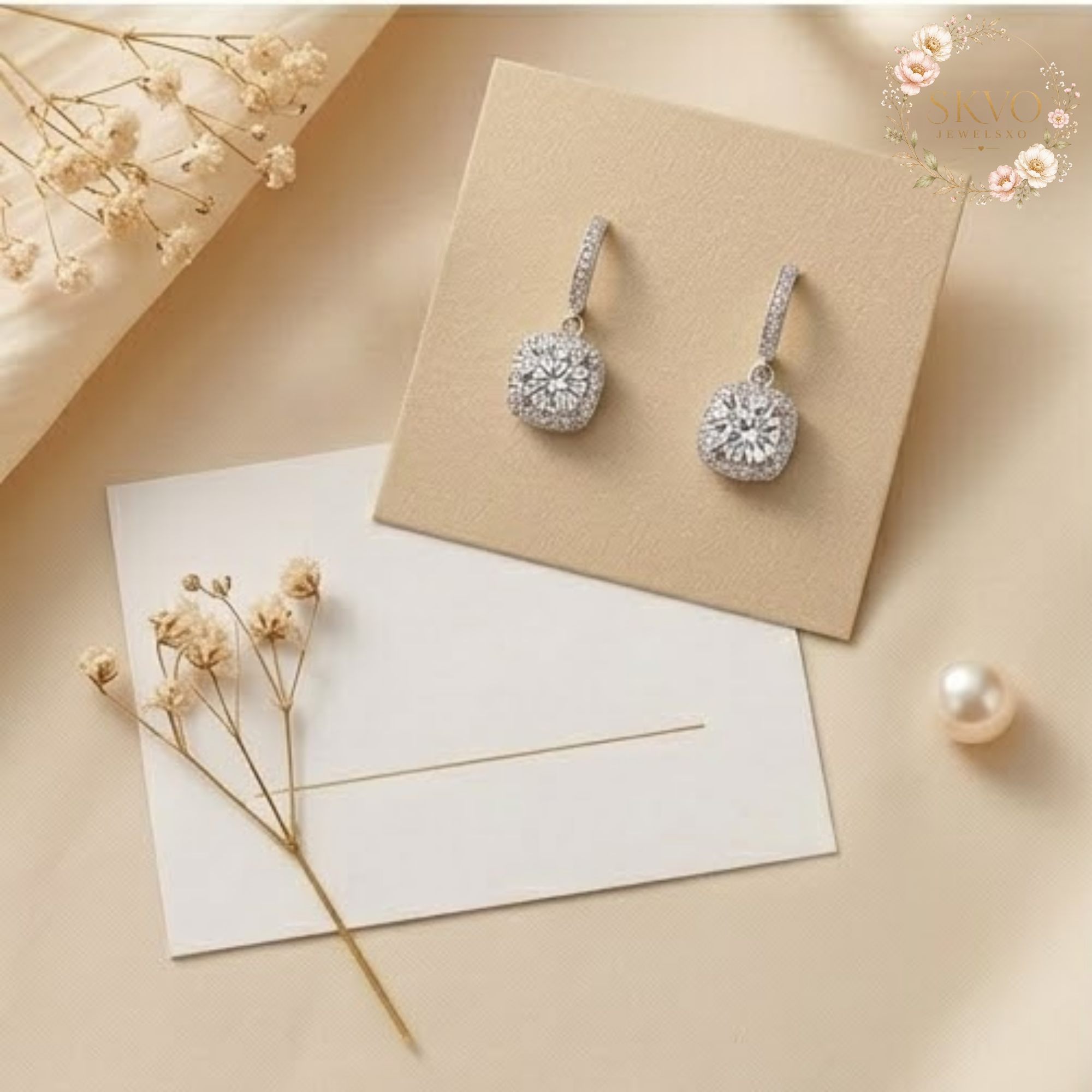 925 Sterling Silver Moissanite Stud Earrings