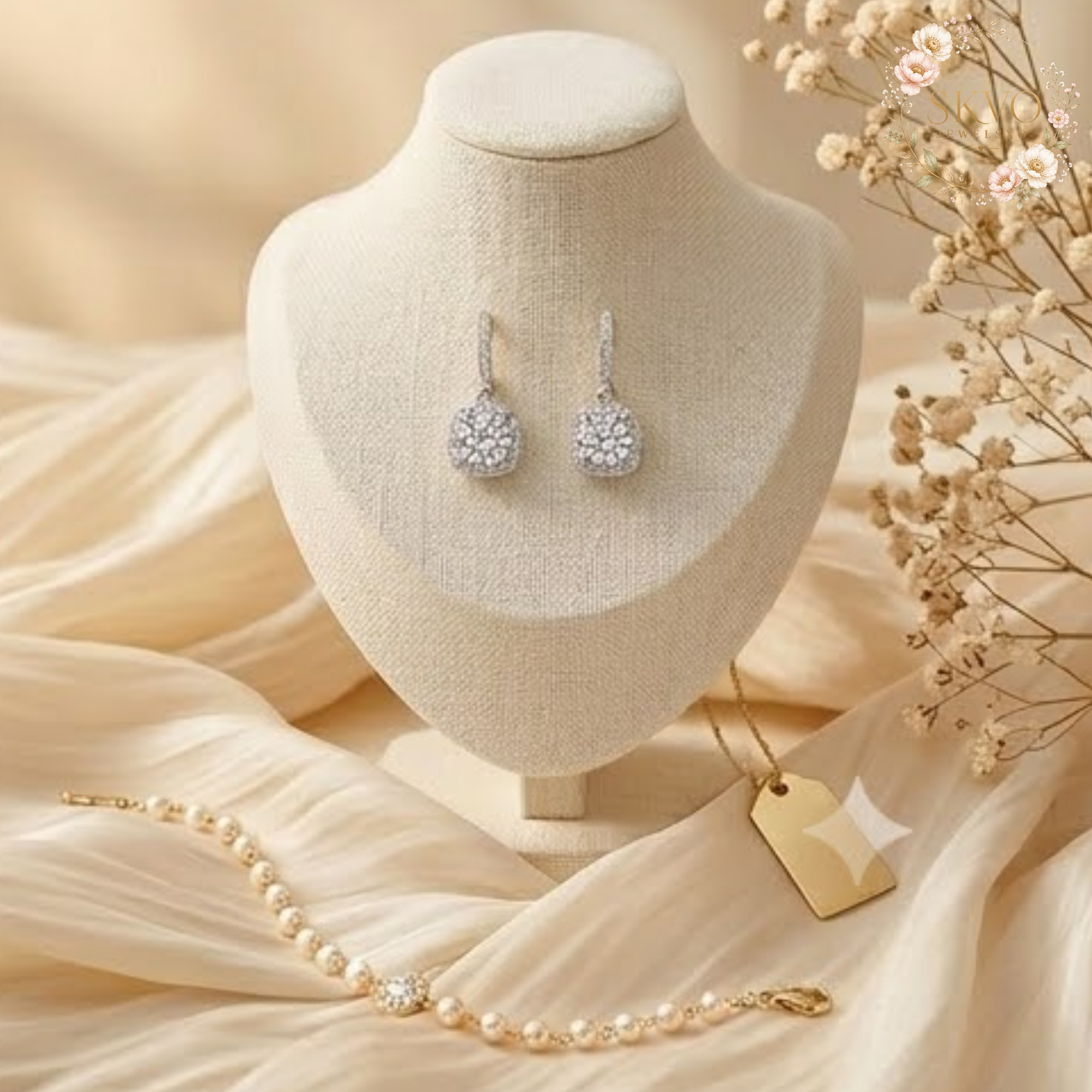 925 Sterling Silver Moissanite Stud Earrings
