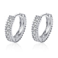 S925 Silver Inlaid Moissanite Earrings