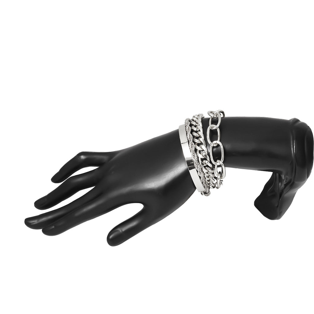Twist Chain Exaggerated O-Shaped Chain Cover Bracelets