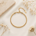 Gold Chain Bracelet, Minimalist Jewelry, Adjustable Gold Jewelry, Gift for Her, Elegant Accessory, Boho Style, Everyday Wear