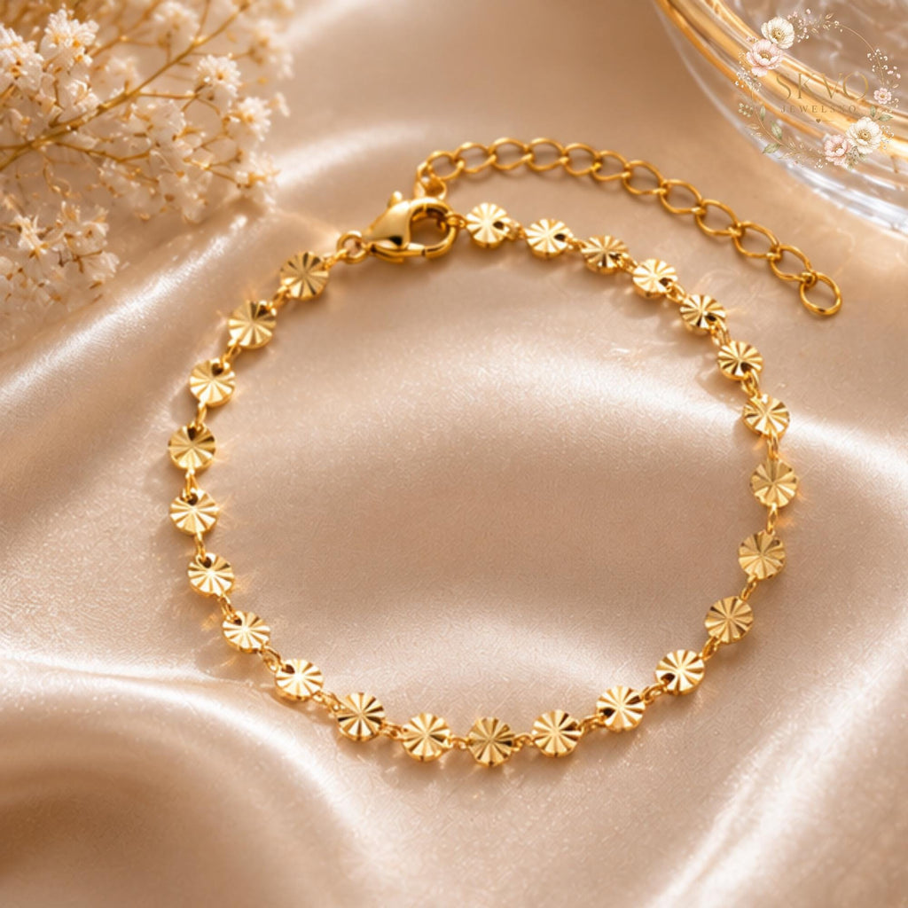 Gold Chain Bracelet, Minimalist Jewelry, Gift for Her, Everyday Wear or Bridal