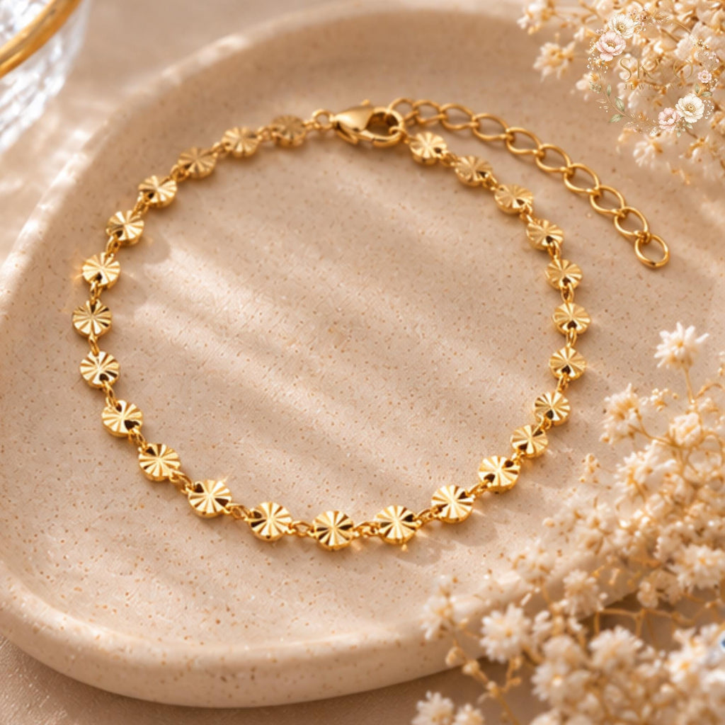 Gold Chain Bracelet, Minimalist Jewelry, Gift for Her, Everyday Wear or Bridal