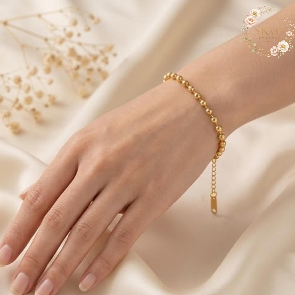 Gold Chain Bracelet, Dainty Jewelry for Women, Minimalist Gold Accessory, Elegant Gift for Her, Fine Jewelry for Everyday Wear