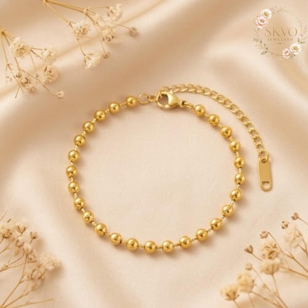 Gold Chain Bracelet, Dainty Jewelry for Women, Minimalist Gold Accessory, Elegant Gift for Her, Fine Jewelry for Everyday Wear