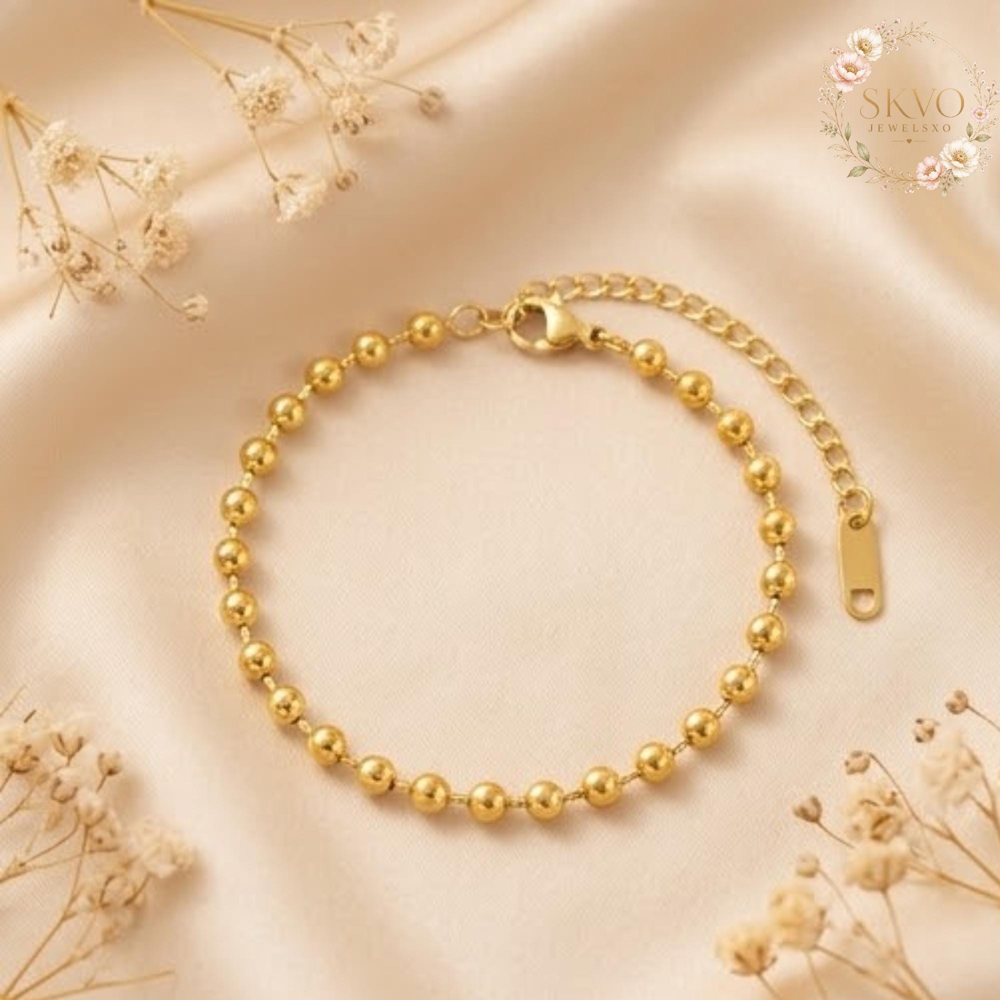 Gold Chain Bracelet, Dainty Jewelry for Women, Minimalist Gold Accessory, Elegant Gift for Her, Fine Jewelry for Everyday Wear