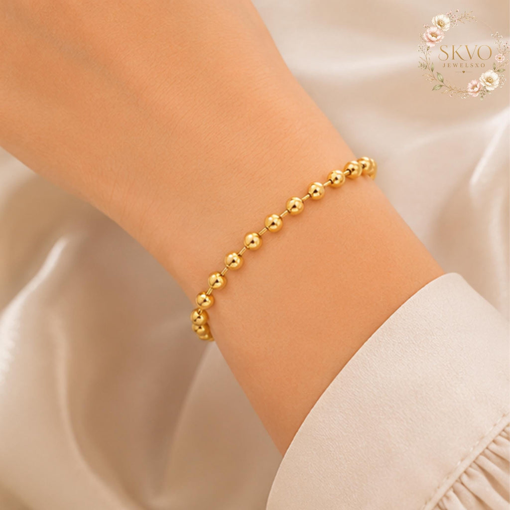 Gold Chain Bracelet, Dainty Jewelry for Women, Minimalist Gold Accessory, Elegant Gift for Her, Fine Jewelry for Everyday Wear