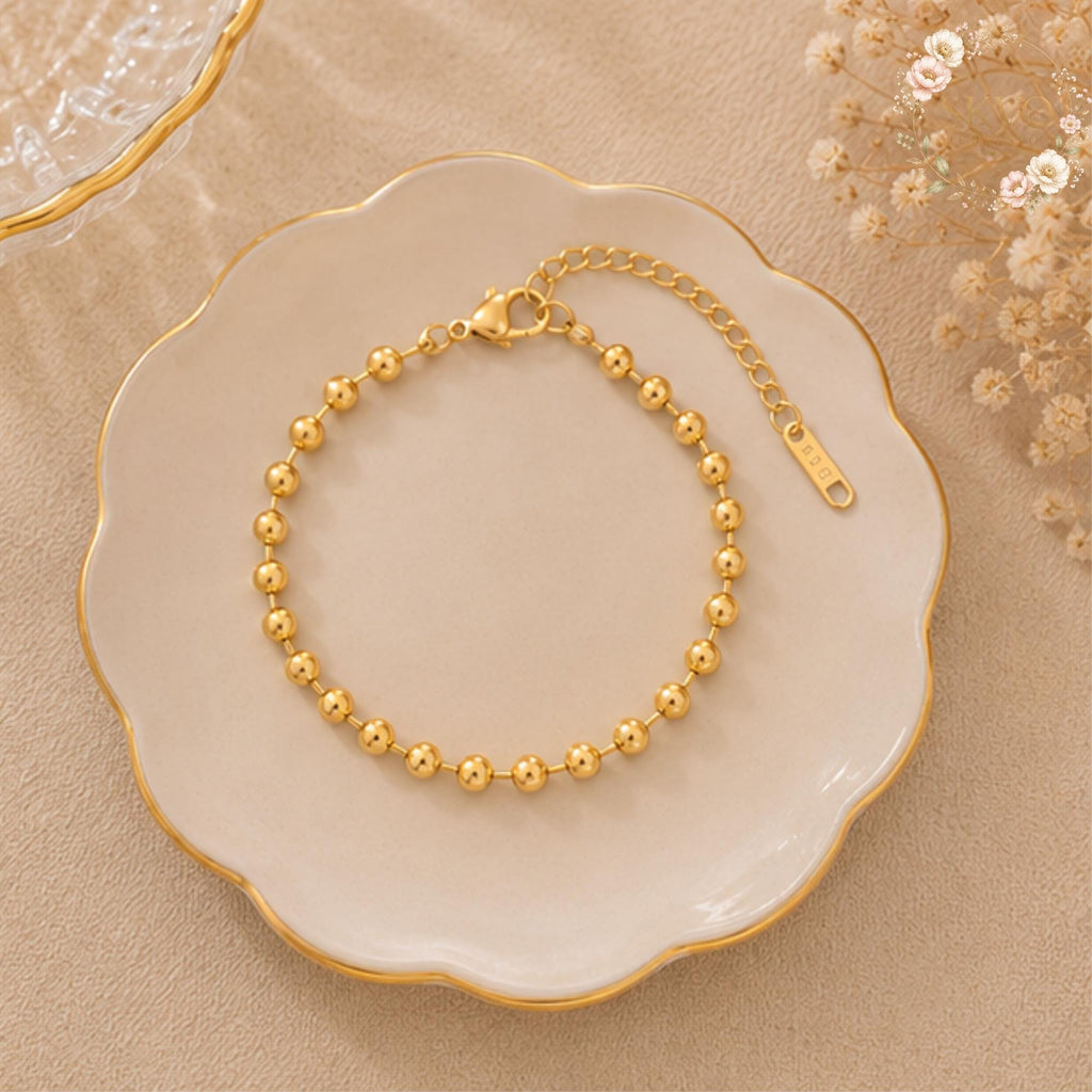 Gold Chain Bracelet, Dainty Jewelry for Women, Minimalist Gold Accessory, Elegant Gift for Her, Fine Jewelry for Everyday Wear