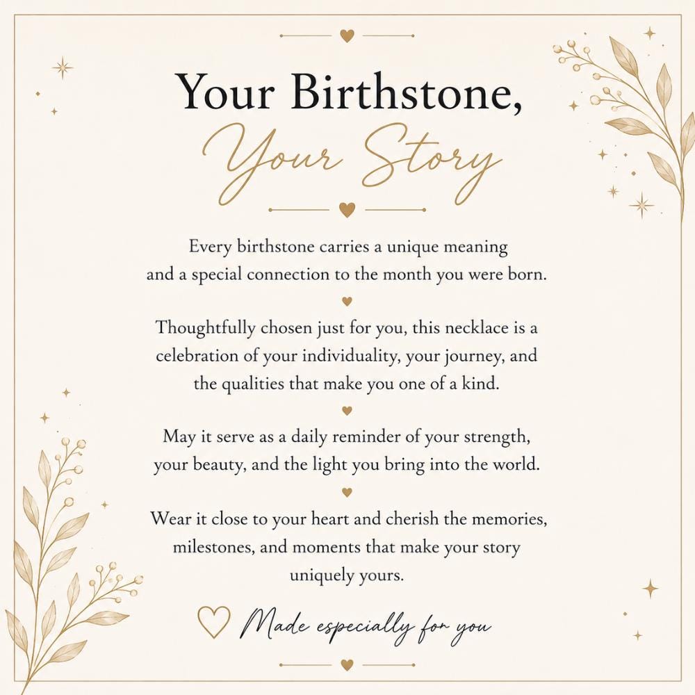 Personalized Heart Necklace with Birthstone | Custom Engraved Jewelry in Gold, Rose Gold, or Silver | Gift for Her, Mom, Birthday
