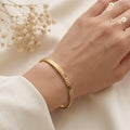 Gold Chain Bracelet, Minimalist Jewelry for Women, Elegant Gift for Her, Fine Gold Tone Accessory, Boho Style, Casual or Formal Wear