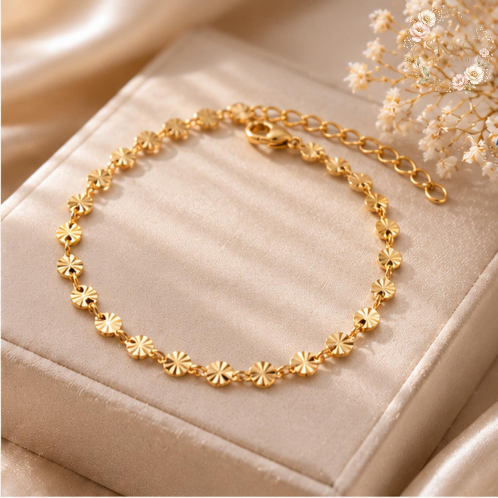Gold Chain Bracelet, Minimalist Jewelry, Gift for Her, Everyday Wear or Bridal