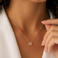 Dainty Initial Necklace, Personalized Letter Necklace, Gold Initial Pendant, Minimalist Name Necklace, Custom Gift for Her